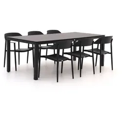 Bellagio Valli/La Fonte 220 cm Gartenmöbel-Set 7-Teilig