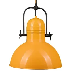 Bamyum Vintage E27 Metall Gelb Deckenlampe