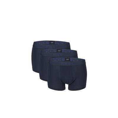 Boxershorts JOOP "Everyday", Herren, Gr. M, blau (navy), Obermaterial: 95% Baumwolle, 5% Elasthan, unifarben, körpernah, Unterhosen, mit strapazierfähigen Nähten für Beständigkeit