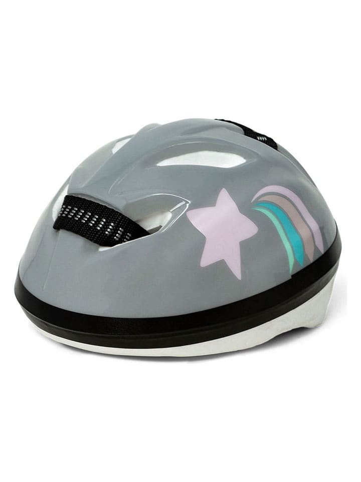 MAMAMEMO Puppenfahrradhelm in Grau - ab 3 Jahren - onesize