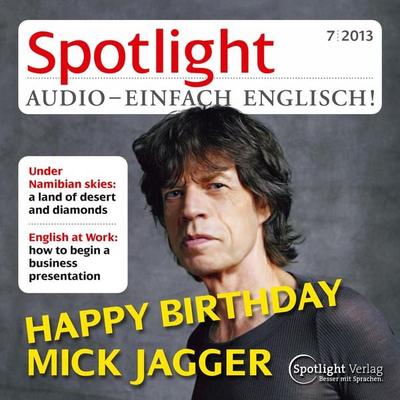 Englisch lernen Audio - Alles gute zum Geburtstag, Mick Jagger - Spotlight Verlag, Audio, 4056198083345