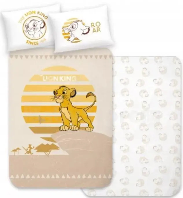 Disney The Lion King Roar peuterdekbedovertrek voor volwassenen - 100 x 135 cm - Katoen