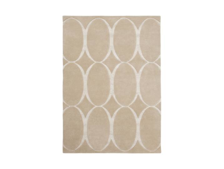 Handgetufteter Designer Wollteppich „Renaissance“, verschiedene Grössen Beige WEDGWOOD