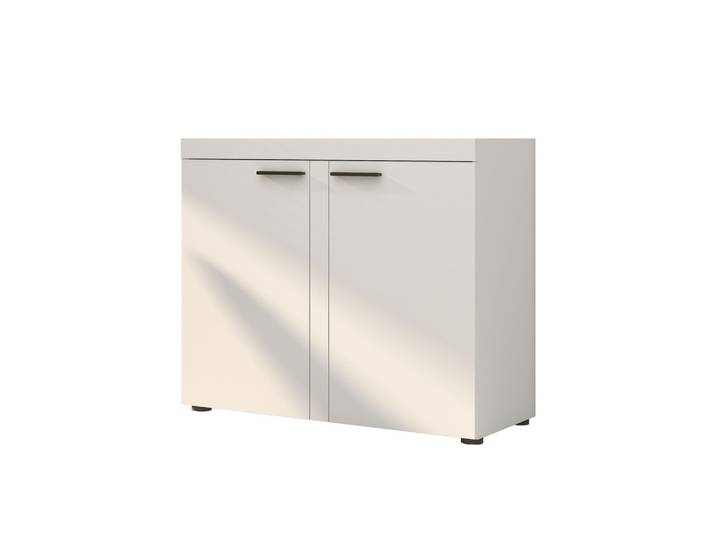 SIDEBOARD RITMO 97x40x82 cm mit 2 Türen Weiß