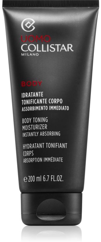 Collistar Uomo Body Toning Moisturizer gel-crème rénovateur hydratant pour homme 200 ml