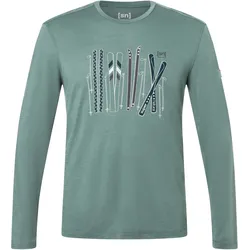 Super Natural, Herren, Funktionsshirt, Fourski (XL), Grün