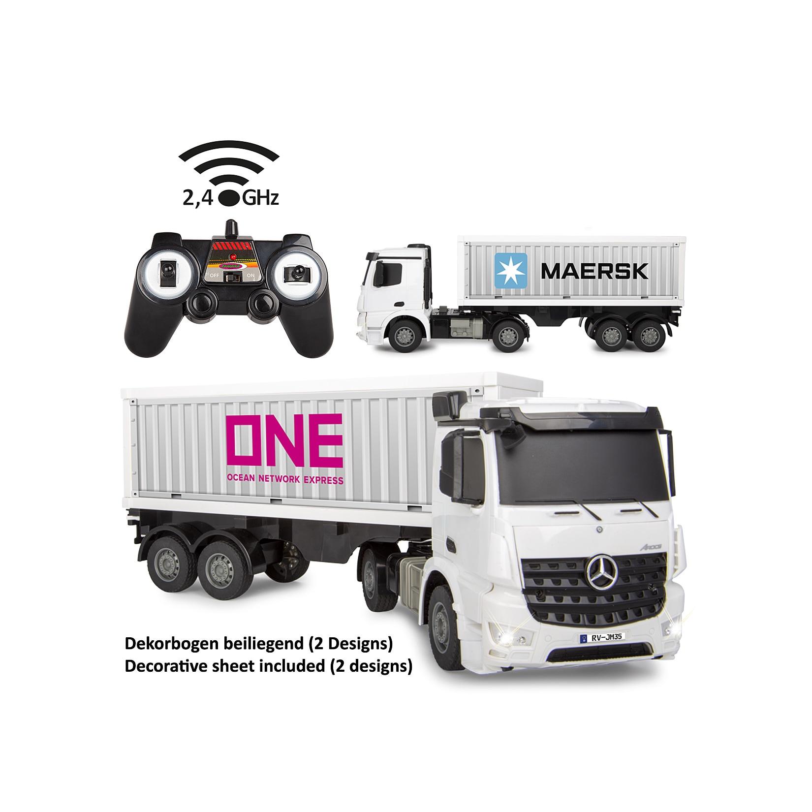 JAMARA Container LKW Mercedes-Benz Arocs 1:26 2,4GHz