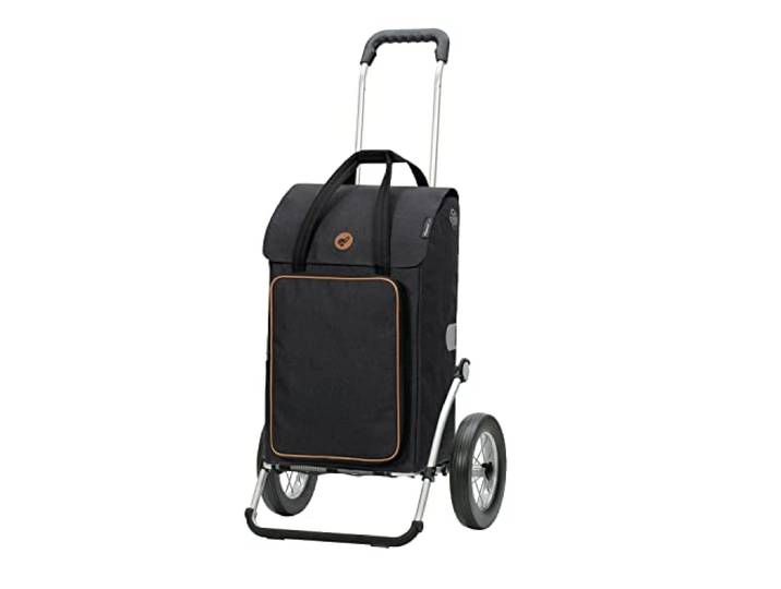 ANDERSEN Einkaufstrolley - Royal Shopper Ipek BO schwarz 45 L Einkaufsroller,isoliert,Kühltasche,vielseitig, Aluminium, klappbar, leichtgängig