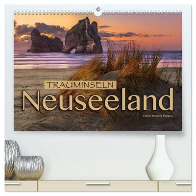 Trauminseln Neuseeland (hochwertiger Premium Wandkalender 2026 DIN A2 quer), Kunstdruck in Hochglanz