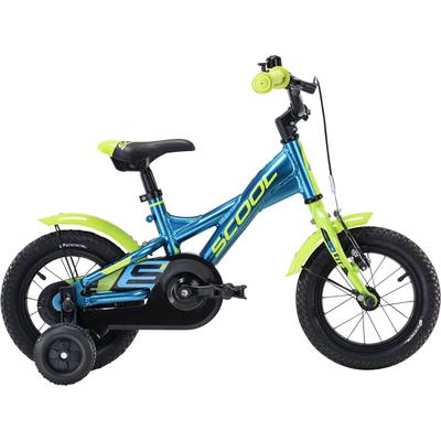 Kinderfahrrad S’COOL "S'COOL XXlite 12-1S - Blue/Lime" Gr. 20, blau (blau, lime), Fahrräder, Kinder, 20cm, 12 Zoll (30,48cm)