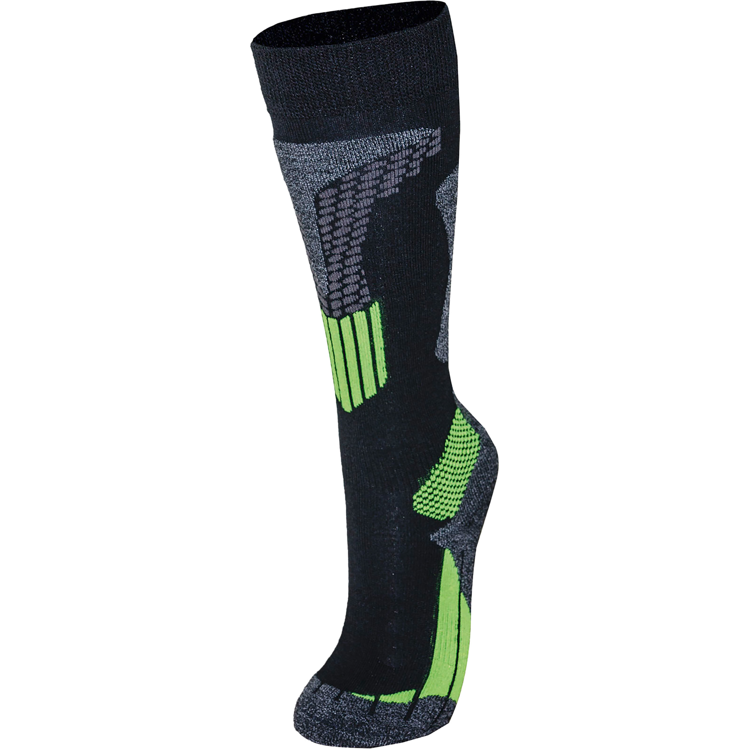 Wapiti WK06 Merino Comfort Kinder Skisocken schwarz Größe 23 Trekking Atmungsaktiv Merinowolle