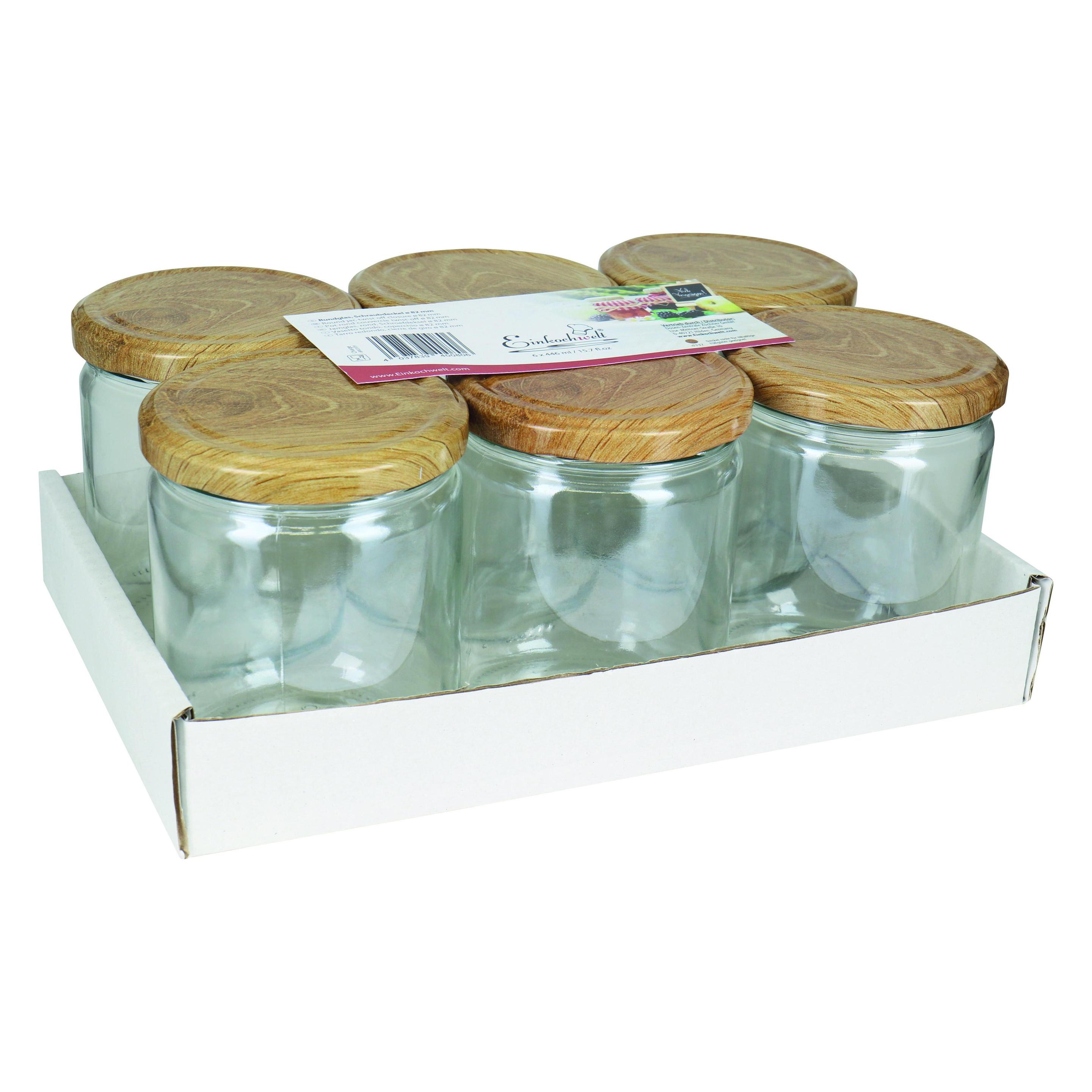 Dosen-Zentrale Schraubdeckelglas (6 Stk., 4.73 l) (DOSEN-ZENTRALE)