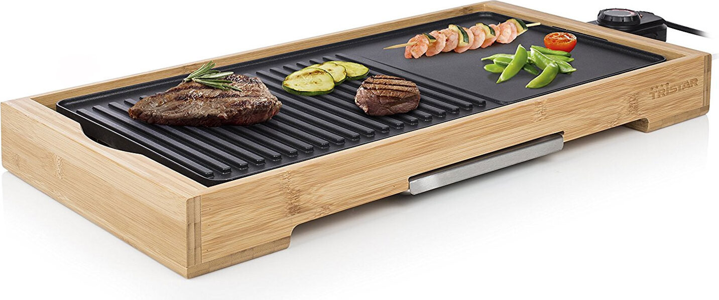 Tristar BP-2641 Elektrische Grill Tafelmodel 2200 W met Grillplaat
