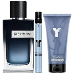 Yves Saint Laurent, Beauty Geschenkset, Y 100ml Set Y Eau de Parfum 100ml + Y 10ml + Y Shower Gel (Parfum Set)