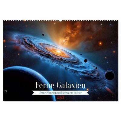 Ferne Galaxien (Wandkalender 2027 DIN A2 quer), CALVENDO Monatskalender