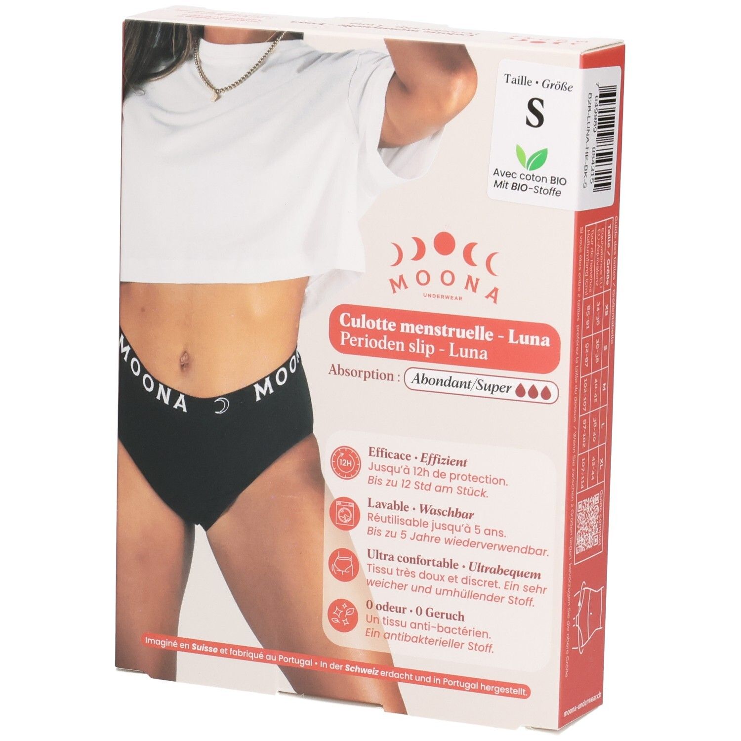 Moona Periodenslip Luna S Absorpt Super 1 St