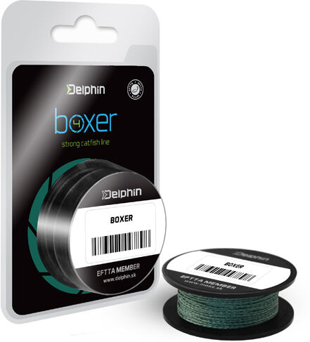 Delphin BOXER vert 0,50mm 41,7kg 10m Gray, Beige 0,50mm 41,7kg 10m