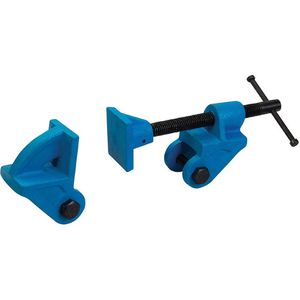 Silverline Schraubstock 675203, 40mm Backenbreite, Spannweite frei wählbar