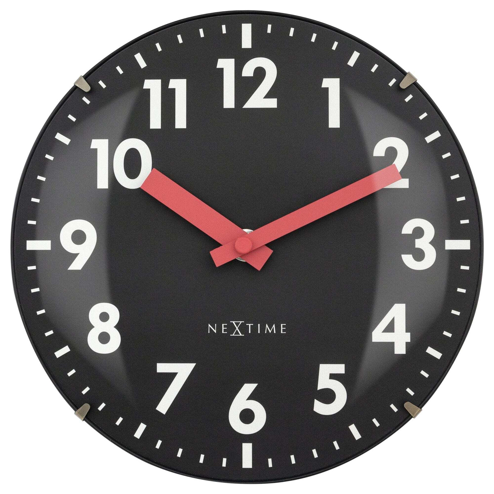 NeXtime Duomo Mini Wandklok - Zwart - 20 cm