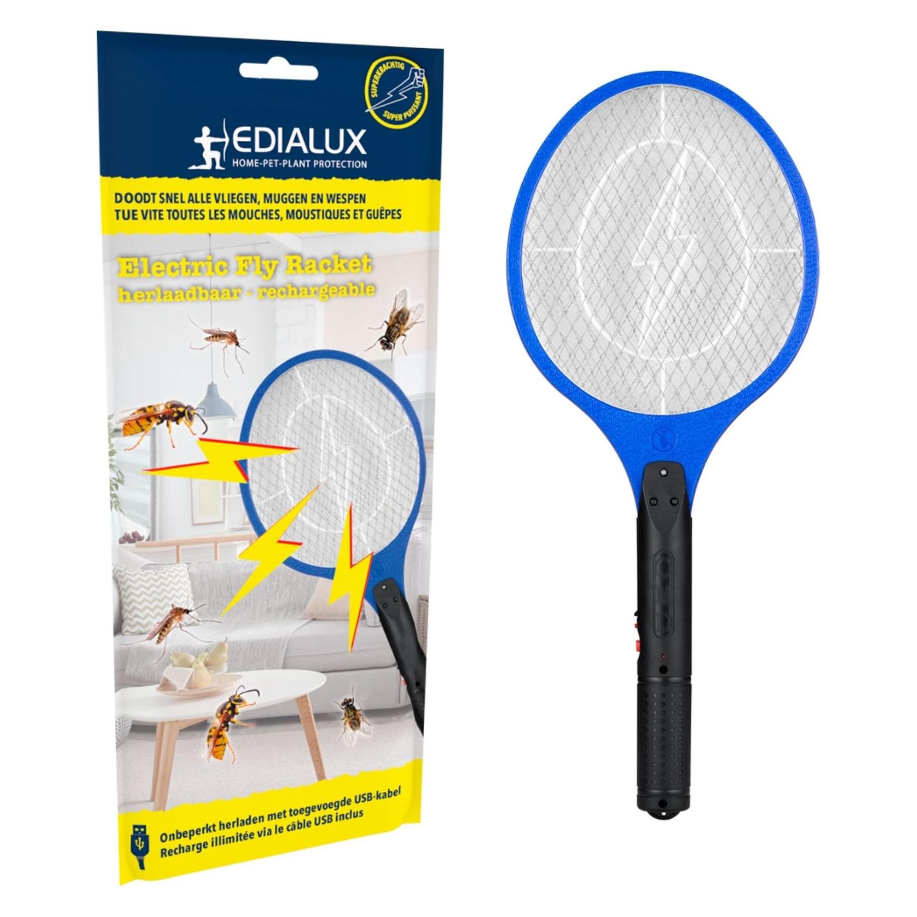 Edialux Wiederaufladbarer elektrischer Fliegenklatsche (EDX-1103004582)