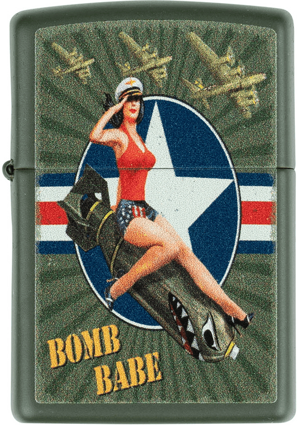 Zippo Pin Up Bomb Babe