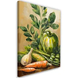 WANDBILD küche gemüse lebensmittel