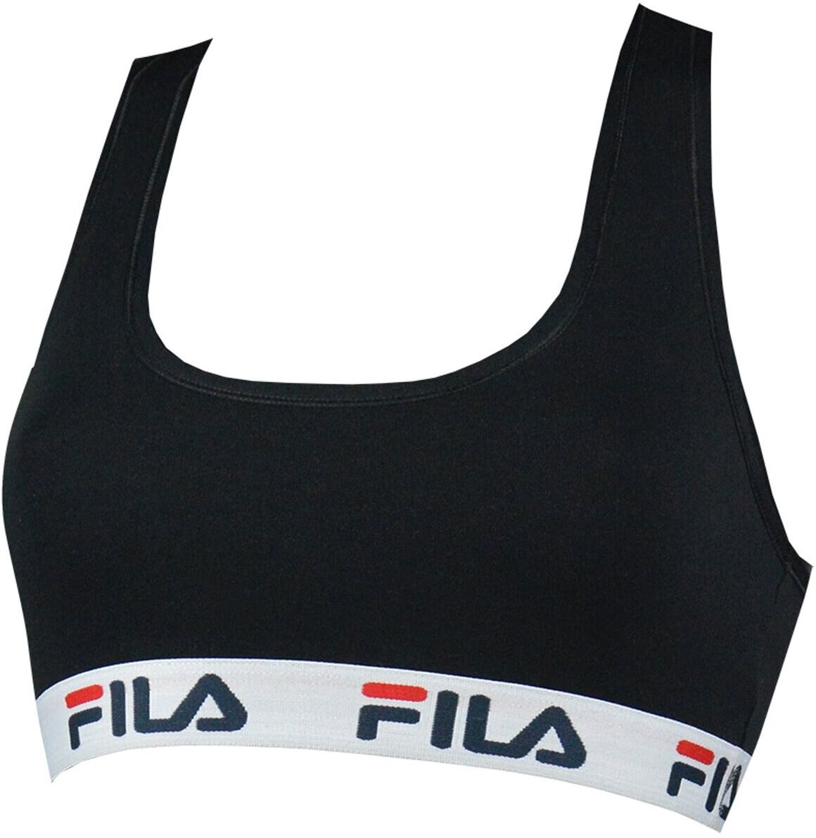 Bustier FILA "Bustier 1er Pack", Damen, Gr. XS, N-Gr, schwarz, Obermaterial: 95% Baumwolle CO. 5% Elasthan EL., BHs Bustier