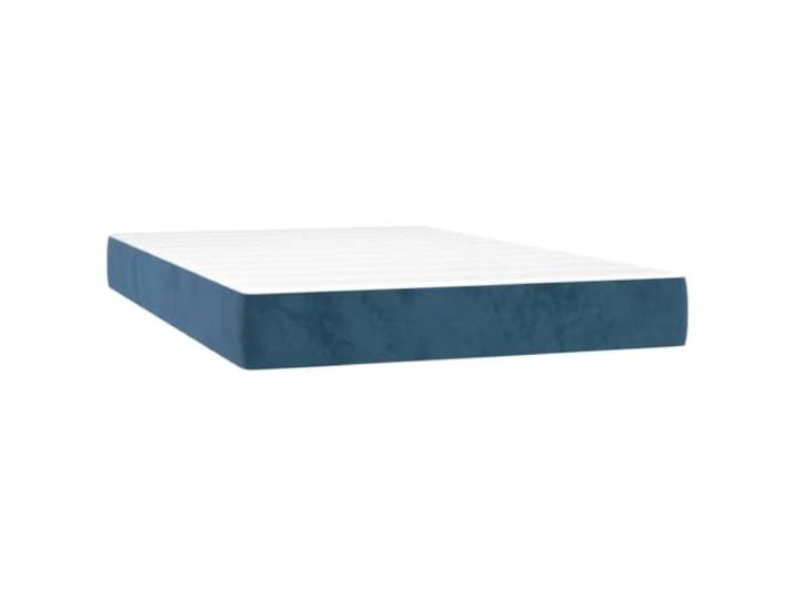 Matratze mit Taschenfederkern, mittlere Härte, Dunkelblau, 120 x 200 x 20 Weicher Samt, einzelne Taschenfedern, Komfortschaum, mittelharte Unterstützung, erhöhte Stabilität