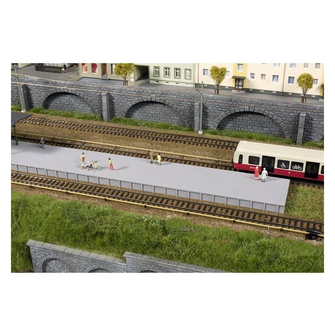 Auhagen 43688 TT Bahnsteig ohne Überdachung (43688)