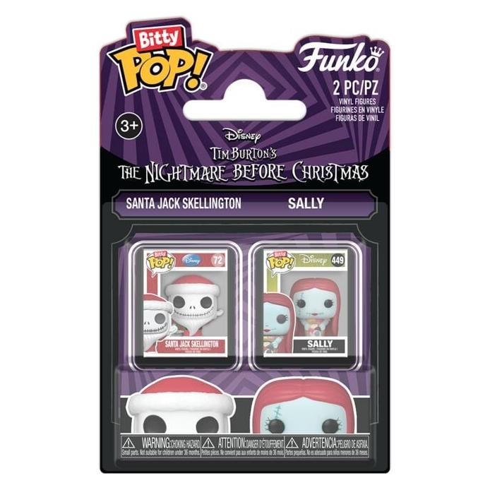 Funko BITTY POP 2 Pack Nightmare B.C. Santa Jack & Sally (FUBP0341)