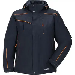 Winterjacke "NEON" - XXL - marine/orange