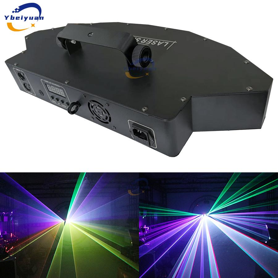 Laserprojektor, DMX-Steuerung, Vollfarbeneffekte, schwarz, EU-Stecker