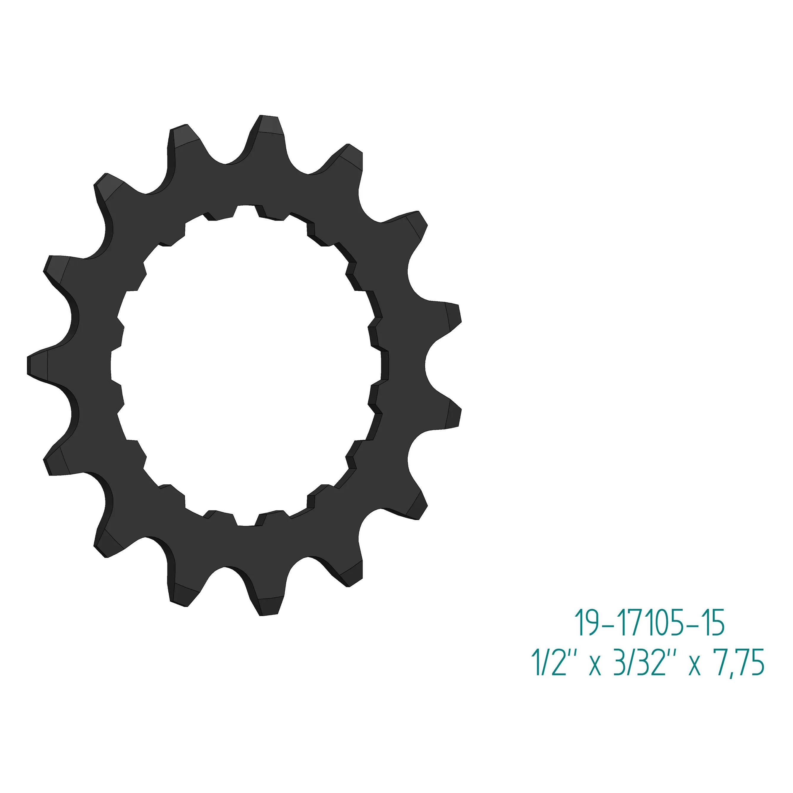 Esjot Ritzel für Bosch Gen 2 15 Zähne Für Bosch Gen II, 1/2 x 3/32 (15) (19-17105-15)