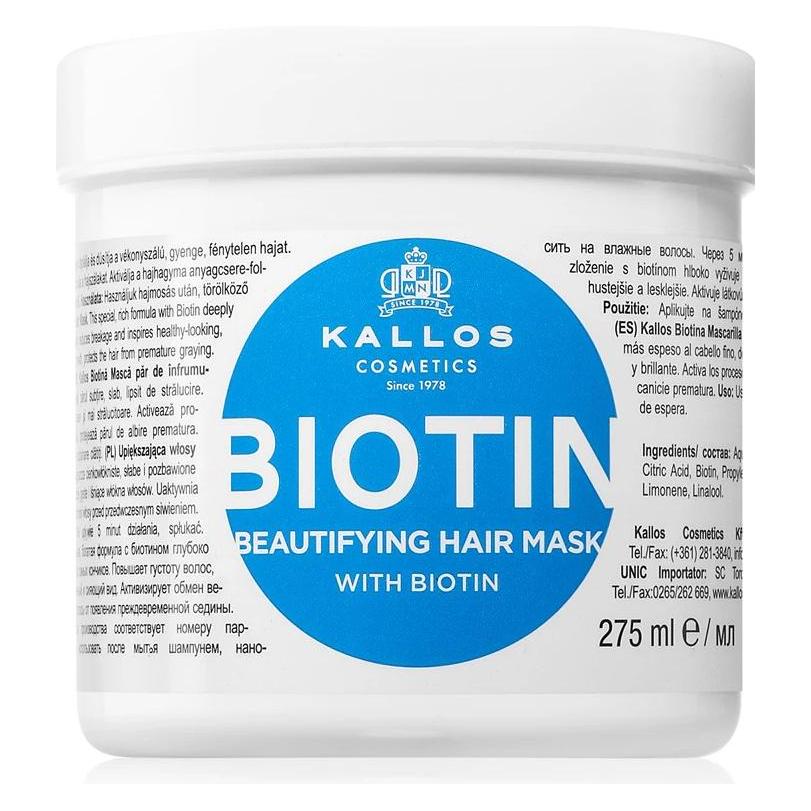 Kallos Biotin Maske - Pflegende Haarbehandlung (275 ml) (60484720)