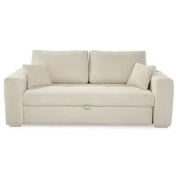 Schlafsofa Toni Cord Beige 161 x 197 cm