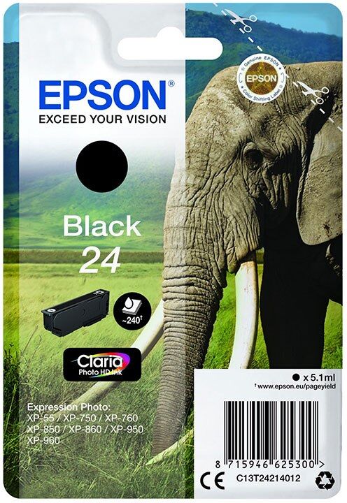 TINTEIRO EPSON 24 BK C13T24214022