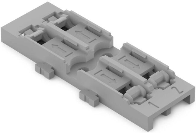 WAGO GmbH& Co. KG Adaptateur de fixation 2 voies 221-2522 (1609080)
