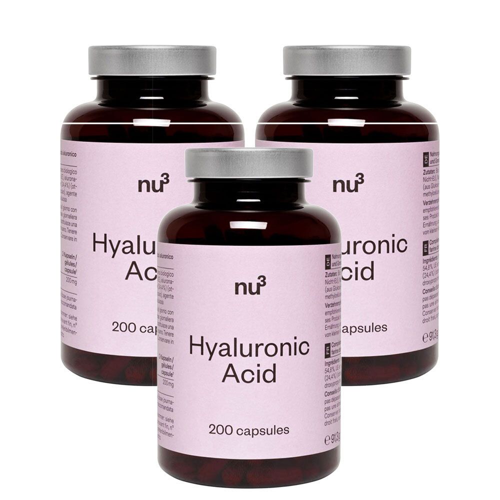 nu3 Hyaluronsäure 3x200 St Kapseln