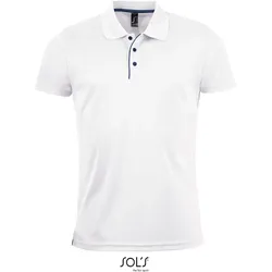 SOLS Herren Piqué Sport Polo 01180 white L