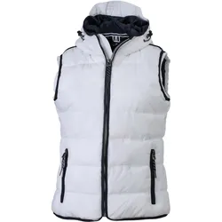 James & Nicholson Damen Bodywarmer 'Maritim' JN1075 white/navy L