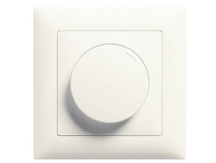 Feller EDIZIOdue Dimmer Elektrokleinteil weiss Kunststoff B 88 H 88 mm