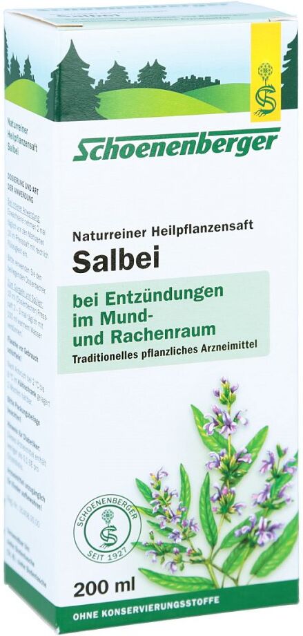 Schoenenberger Naturreiner Heilpflanzensaft Salbei