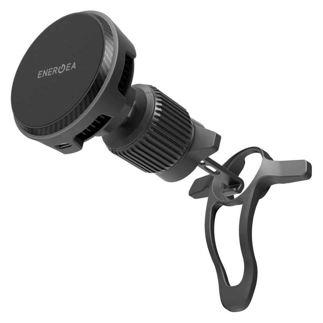Energea Car mount Magarctic Drive 25W Qi2 for grille/dashboard/windshield with 45W car charger grey (67076839)