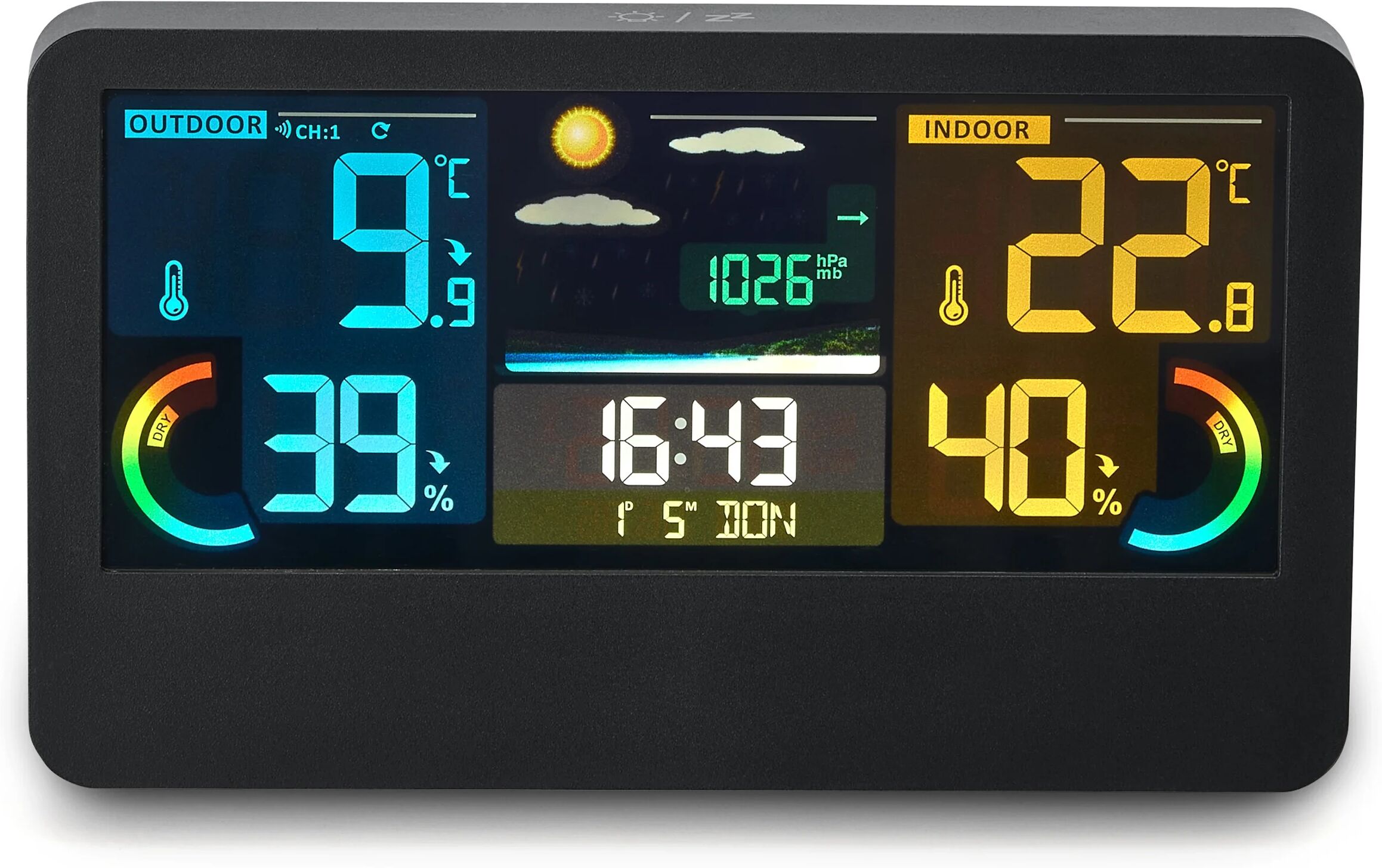 Tchibo - Professionelle Wetterstation - schwarz