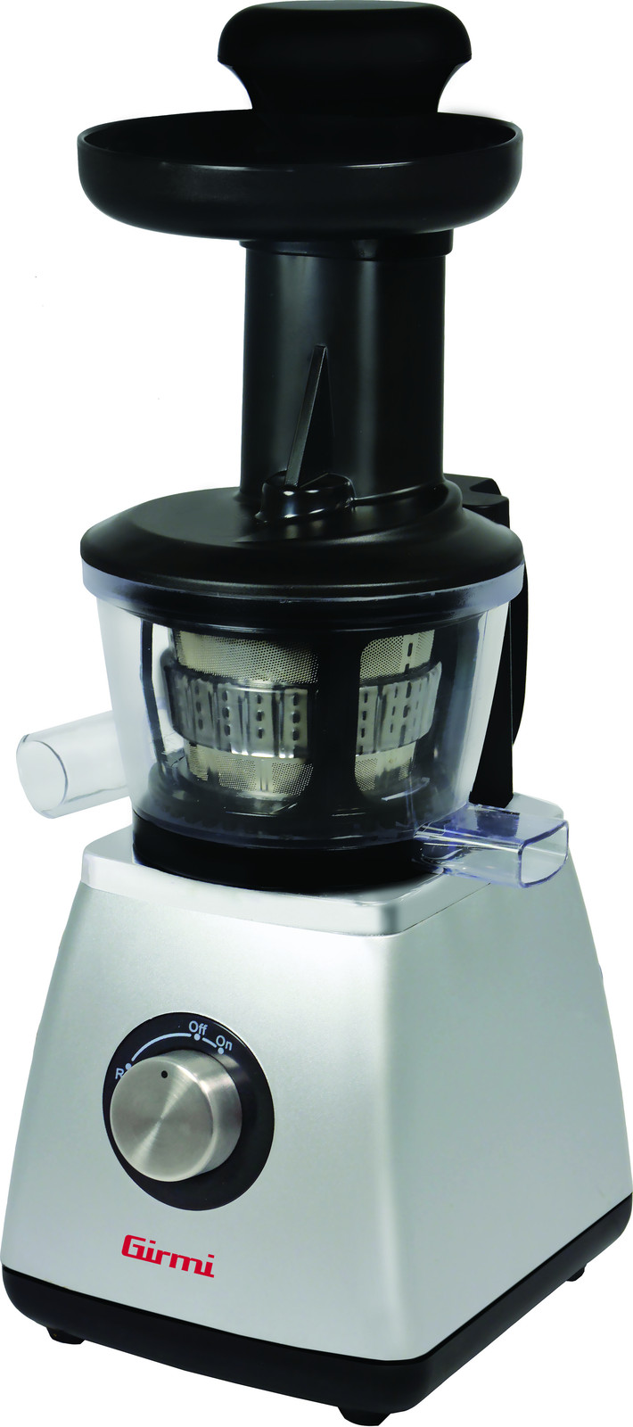 Girmi CE85 Slow Juicer Entsafter 400 Watt zilver/zwart