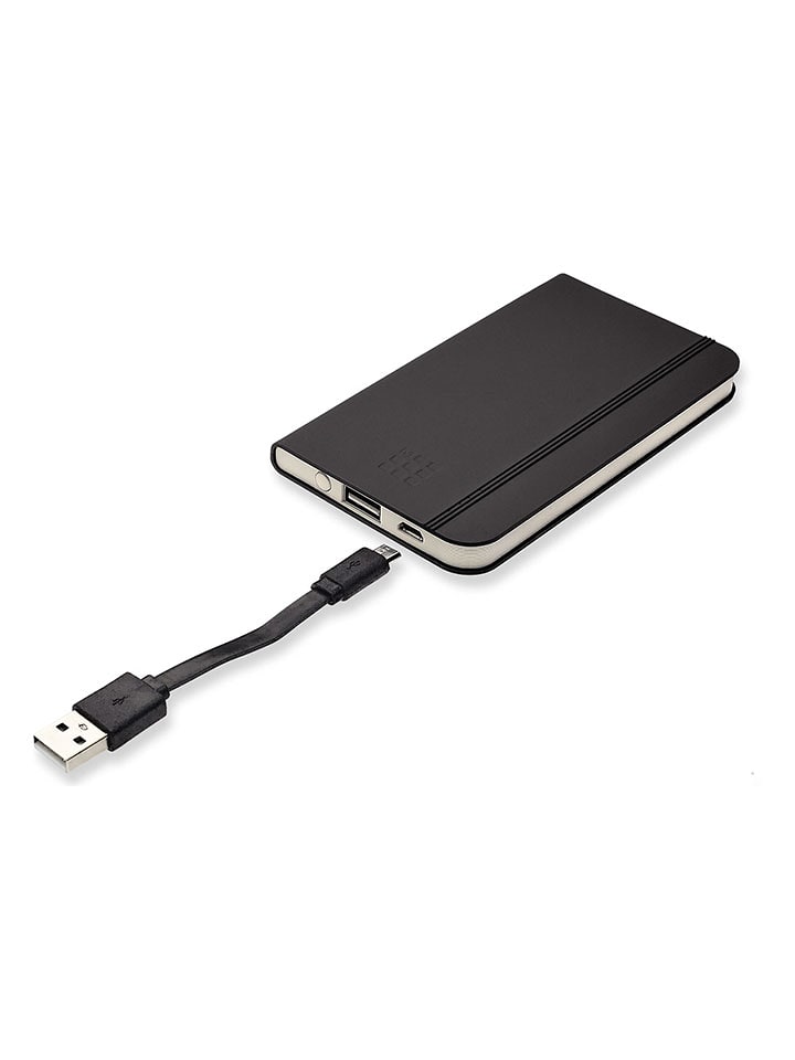 Moleskine Powerbank in Schwarz - 4.000 mAh - onesize