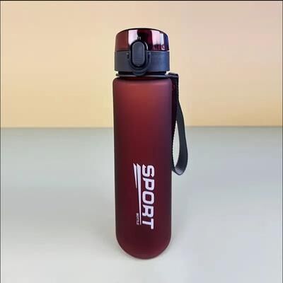 Uplifted Goods BPA Free Leak Proof Sports Water Bottle 400ml 560ml red Sport 560ml