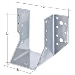 GAH, Holzverbinder, Balkenschuh Typ A 120/160 2 mm ETA-08/0171 Stahl sendzimirverzinkt (Balkenschuh, 20 Stk.)