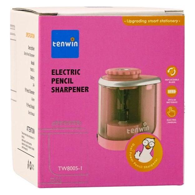 Lean Toys Rosa elektrischer Spitzer (49673544)