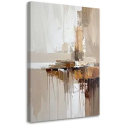 LEINWANDBILDER, Beige Abstrakt